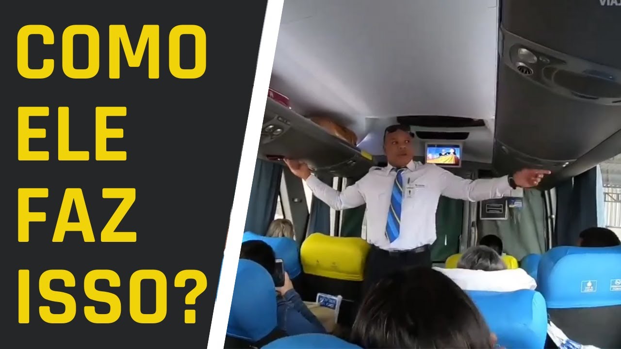 COMO FAZER UMA APRESENTAÇÃO BEM HUMORADA PARA OS PASSAGEIROS? ESSE SABE! Viação Ouro e Prata