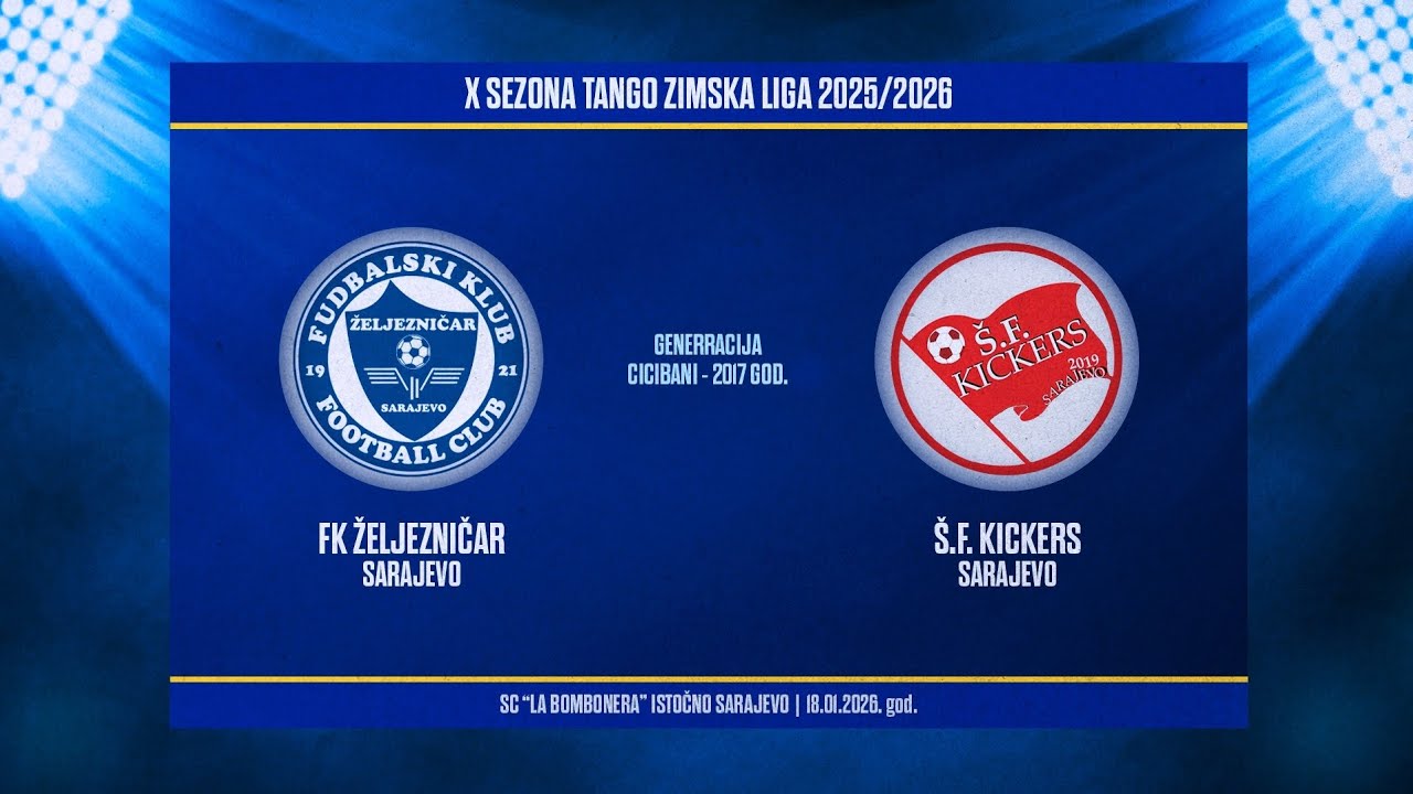 X sezona Tango zimska liga: FK ŽELJEZNIČAR - ŠF KICKERS 1:2