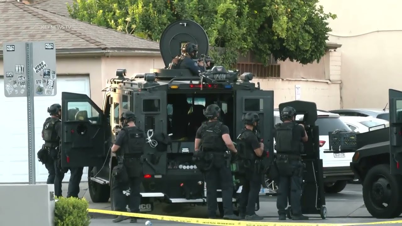 US Marshals Fugitive Task Force Searches for Wanted Suspect in North Hollywood