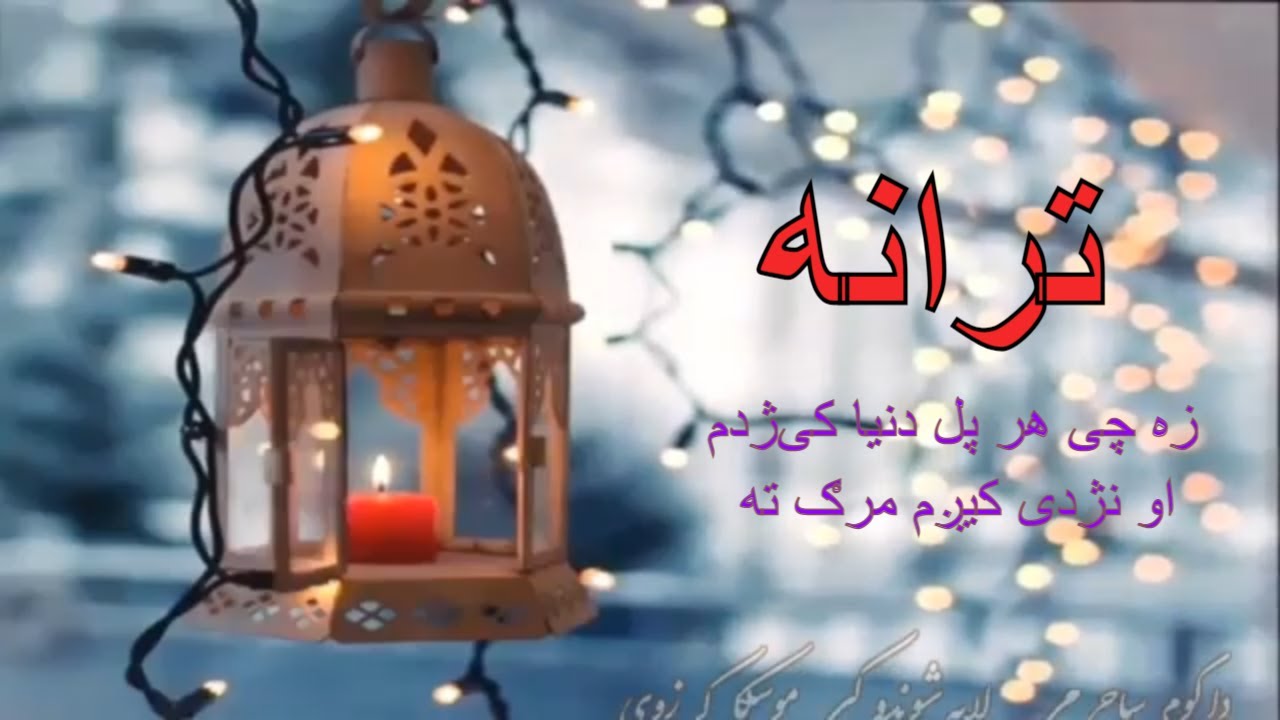 زه &zwj;چی هر پل دنیا کی&zwnj;ژدم  او نژدی کیږم مرګ ته