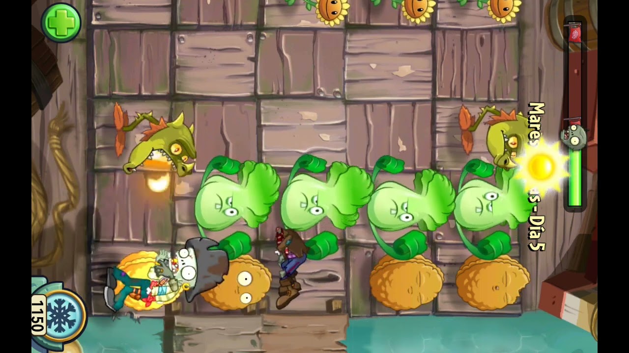 jugando pvz2 (parte1)