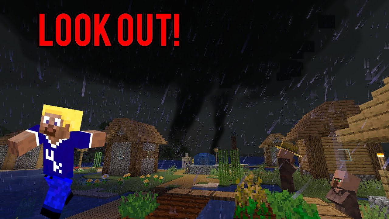 Minecraft, But A Tornado Spawns Every Time We Craft