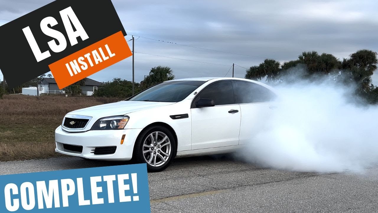 LSA Supercharged Chevy Caprice , Finally Burning Some Rubber!