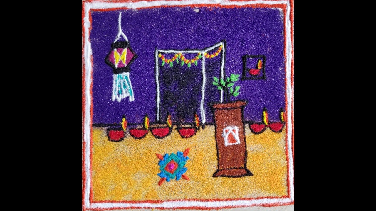 Diwali special rangoli~ All 5 Days Rangoli