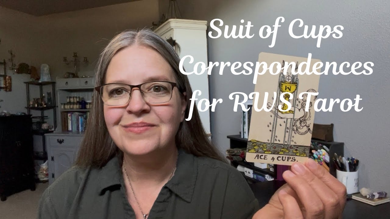 Suit of Cups Card Correspondences for RWS Tarot from Fools Journey Forward a RWS Master Course