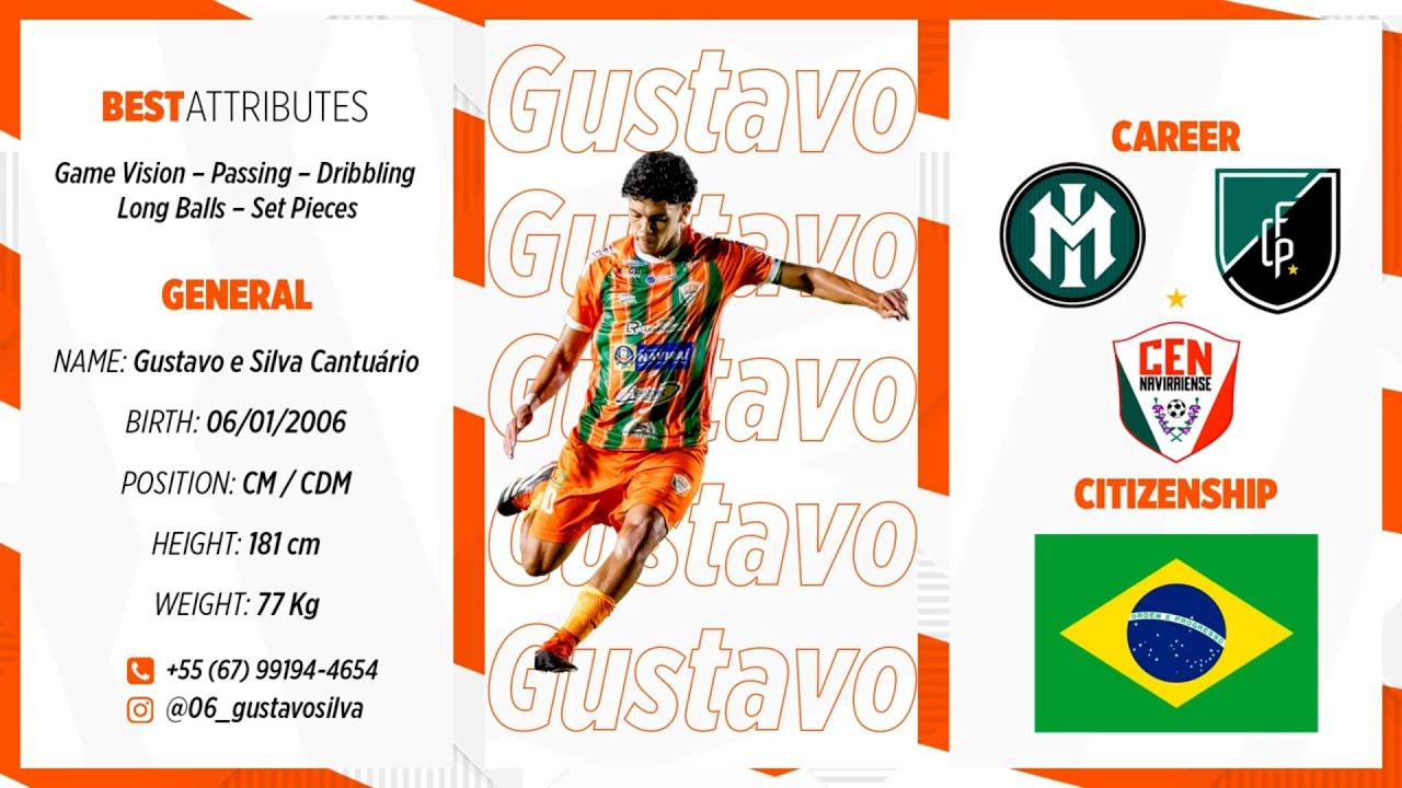 Gustavo Cantuário - Midfielder - Highlights