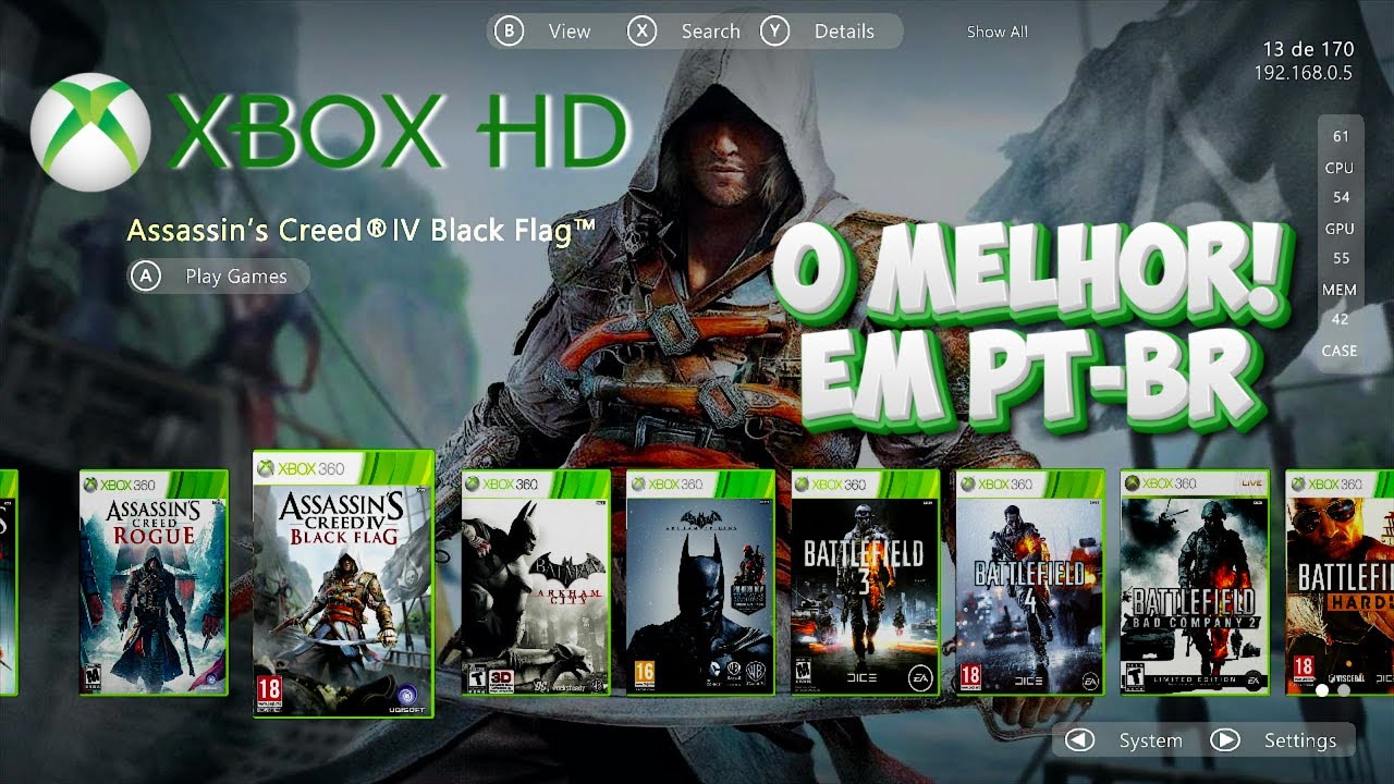 O melhor HD para o melhor console de 2026 Xbox 360