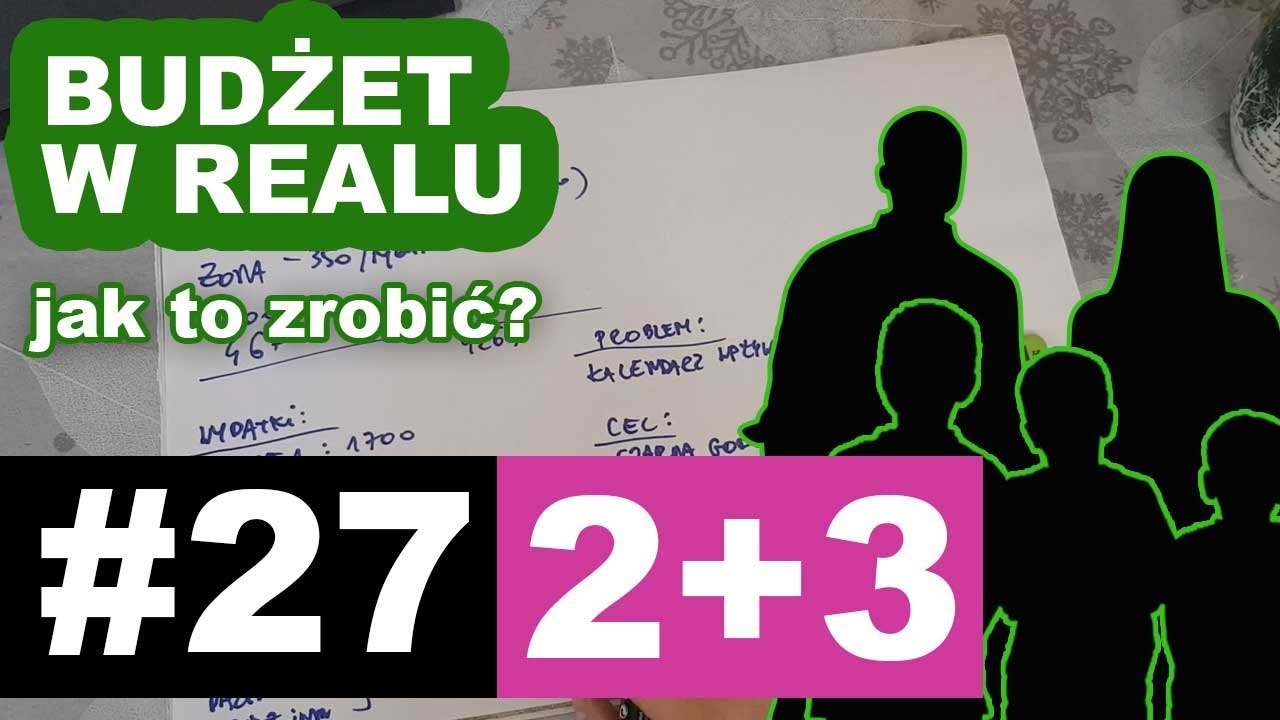#27 BUDŻET W REALU 2+3 #oszczedzanie #budżet