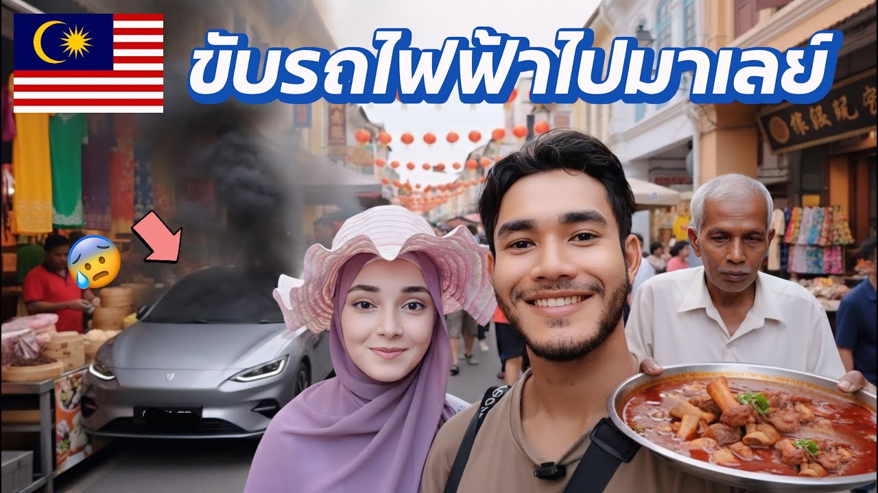 พาภรรยาขับรถไฟฟ้า ข้ามประเทศไปปีนัง 2 วัน 1 คืน