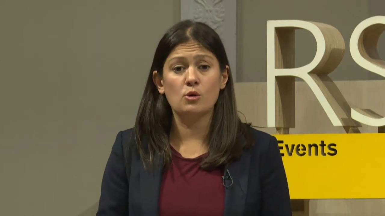 Lisa Nandy MP's addresses the Royal Society for the Arts, Manufactures and Commerce