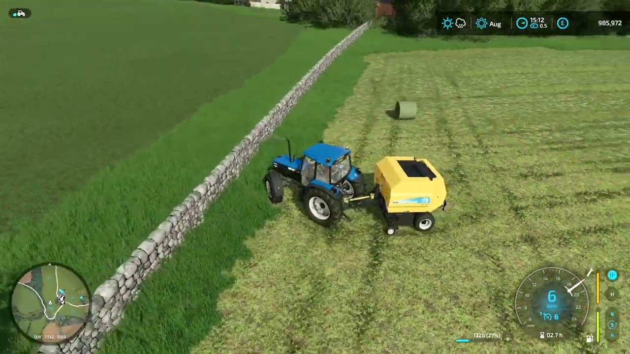 FS22 - MOSS VALLEY #21 | 8340 NEW HOLLAND BALING!