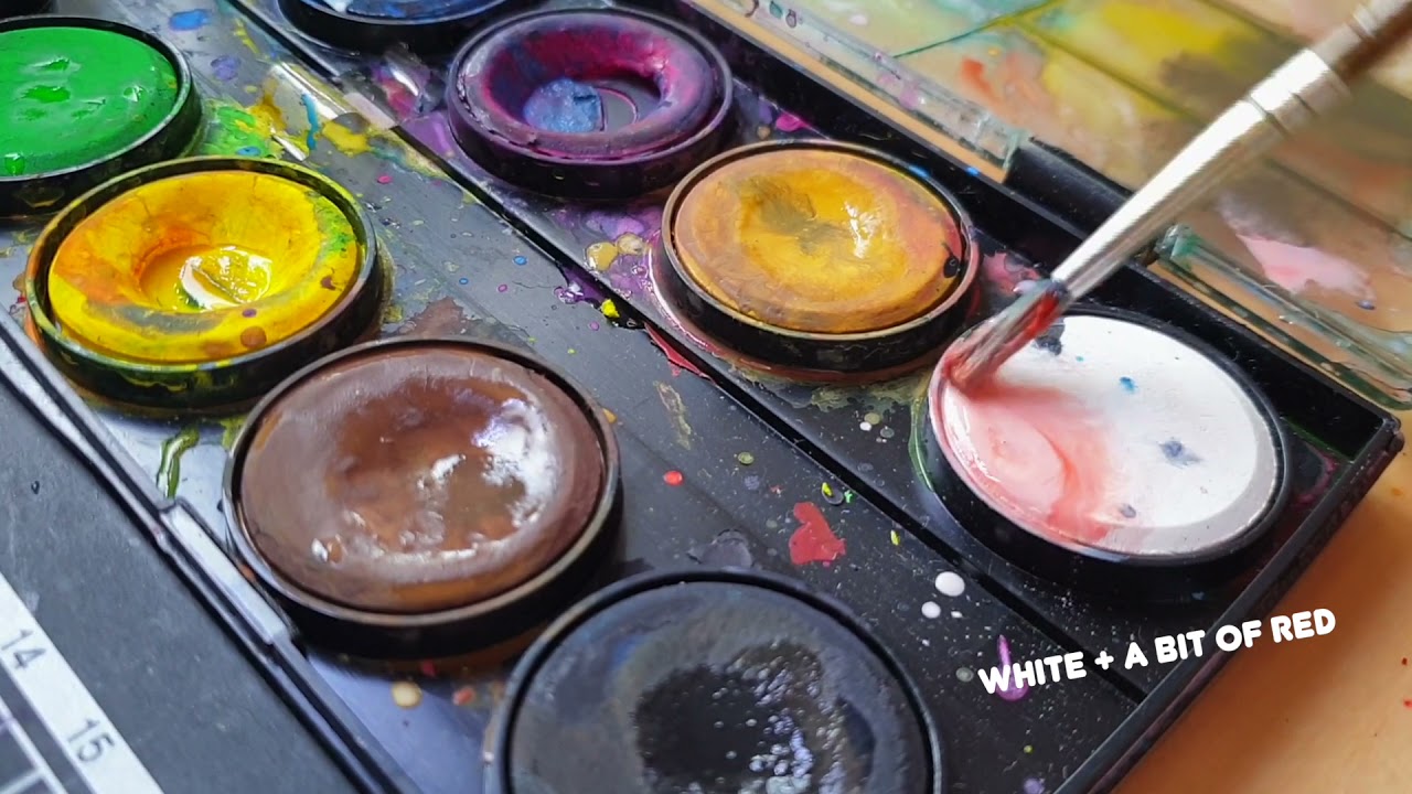 Draw animals with watercolor!🐼🐨🐰 Easy art class tutorial for kids✨