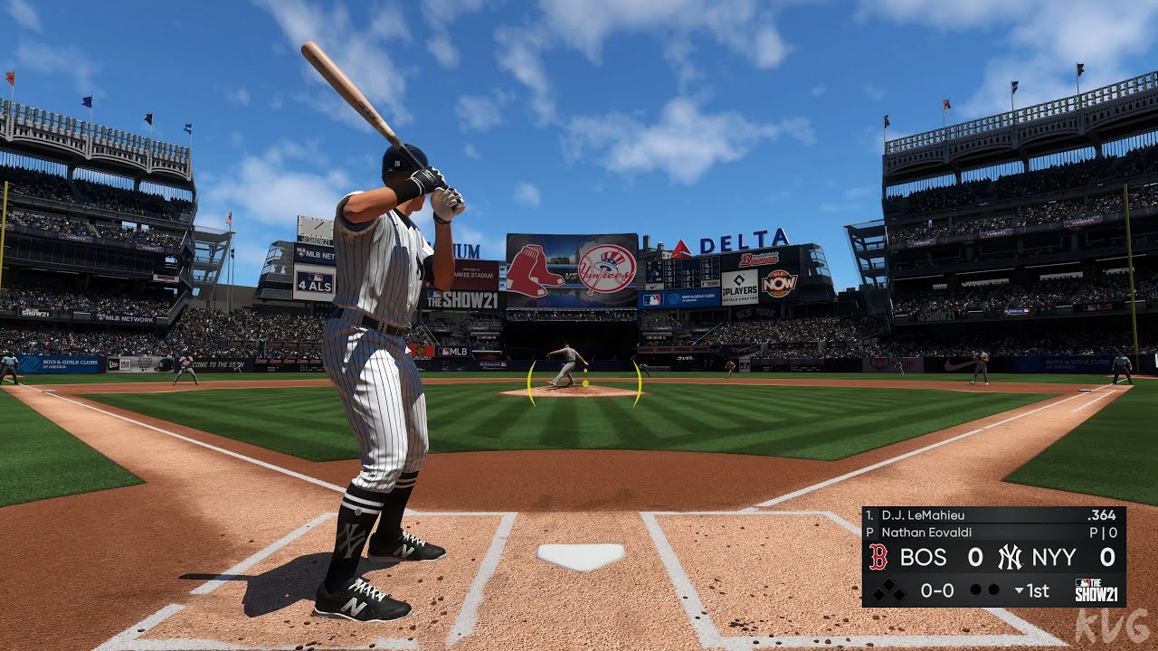 MLB The Show 21 - Boston Red Sox vs New York Yankees - Gameplay (PS5 UHD) [4K60FPS]