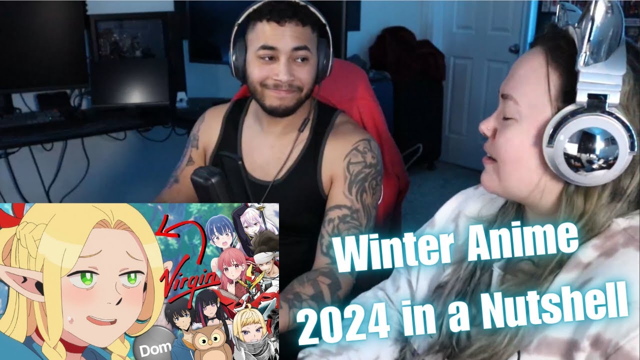 Зимнее аниме 2024 в двух словах | Реакция Гиггука!!