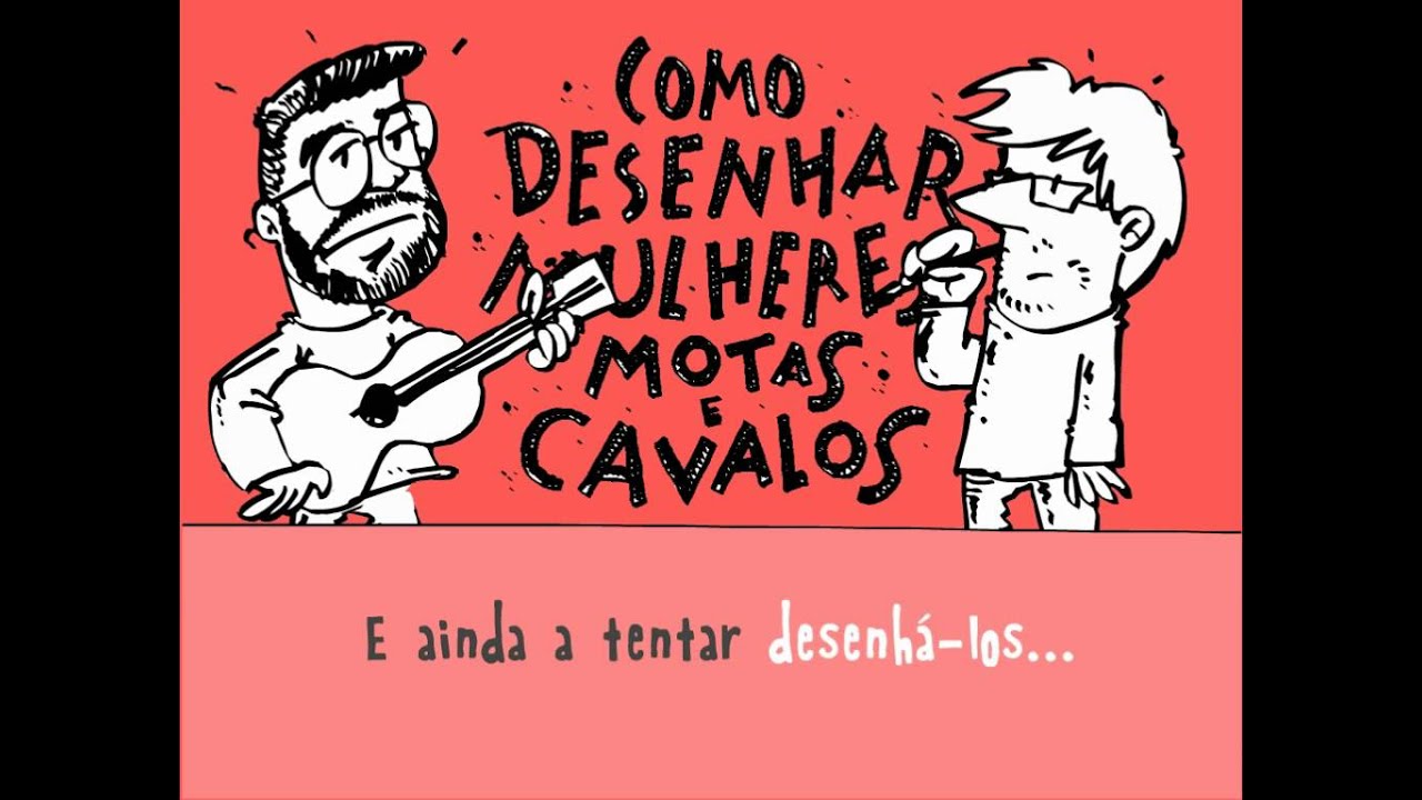 Como desenhar mulheres, motas e cavalos