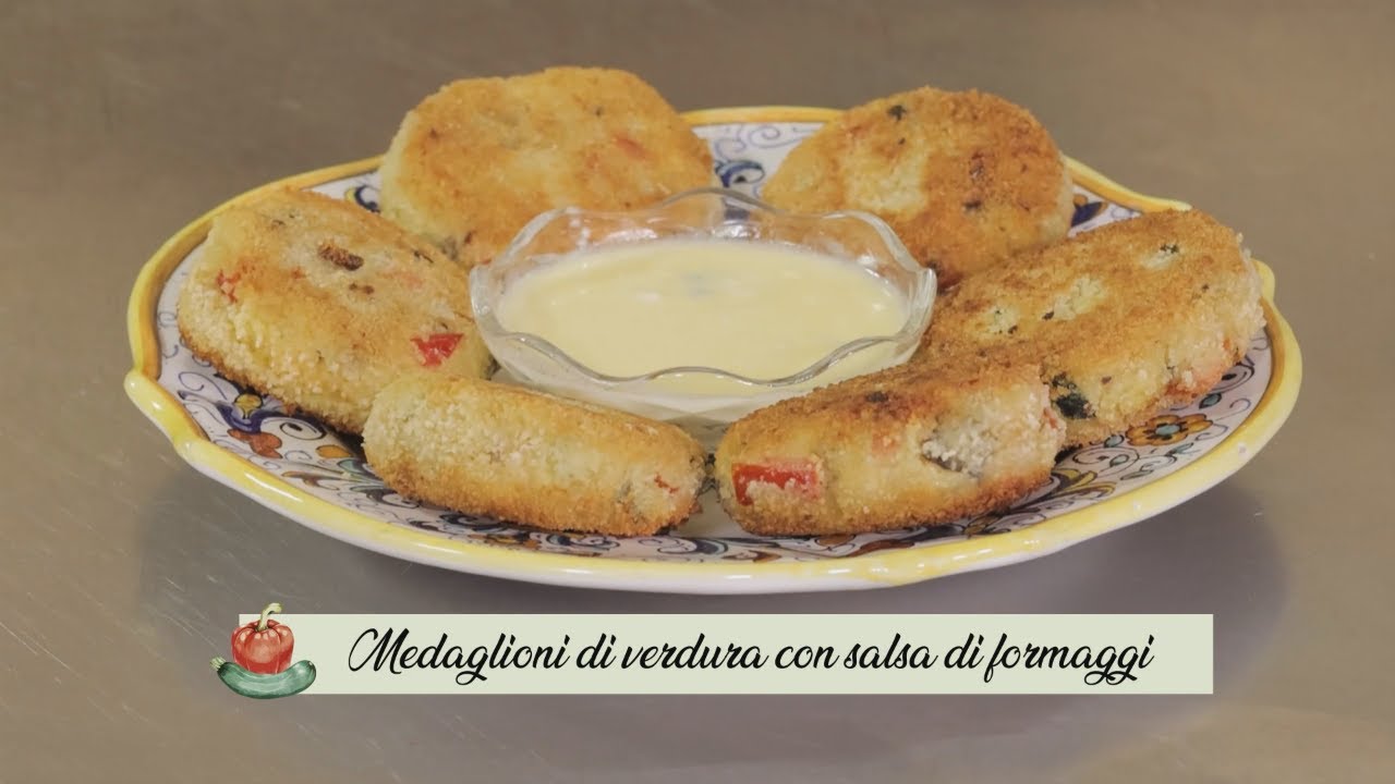 Medaglioni di verdura con salsa al formaggio | La Cucina delle Monache