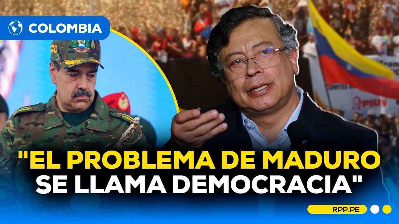 PETRO apunta a la FALTA DE DEMOCRACIA en VENEZUELA como el verdadero problema de MADURO | #RPPMUNDO