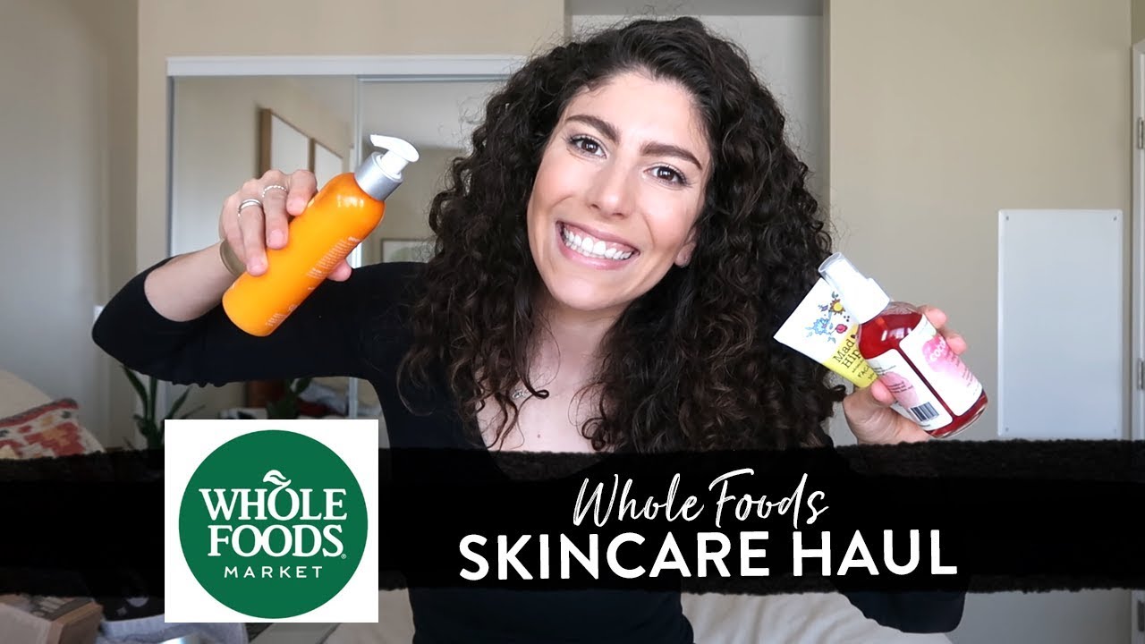 WHOLE FOODS SKINCARE HAUL - Natural + Organic Skincare Review