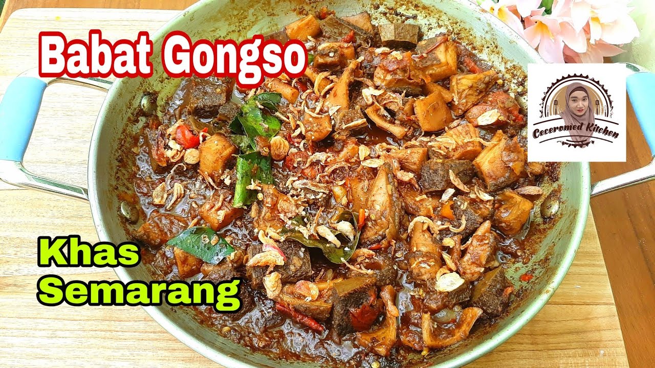 Babat Gongso Khas Semarang, Pedes, Manis, Gurih