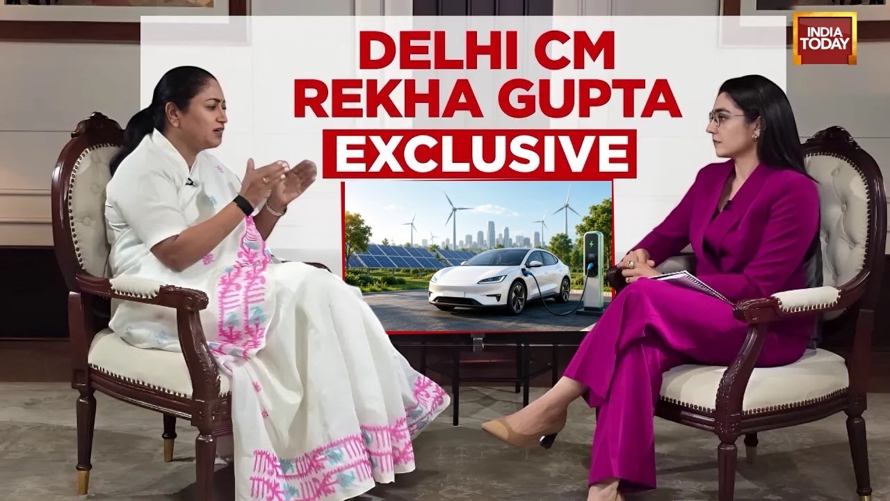 Delhi CM Rekha Gupta's Exclusive Interview With Sonal Mehrotra Kapoor On Electric Vehicle Policy