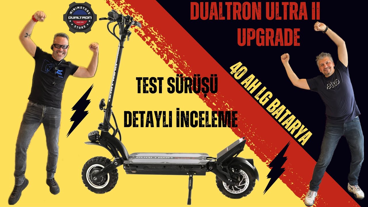 DUALTRON ULTRA II UPGRADE ELEKTRİKLİ SCOOTER 40 AH LG BATARYA DETAYLI İNCELEME TEST SÜRÜŞÜ