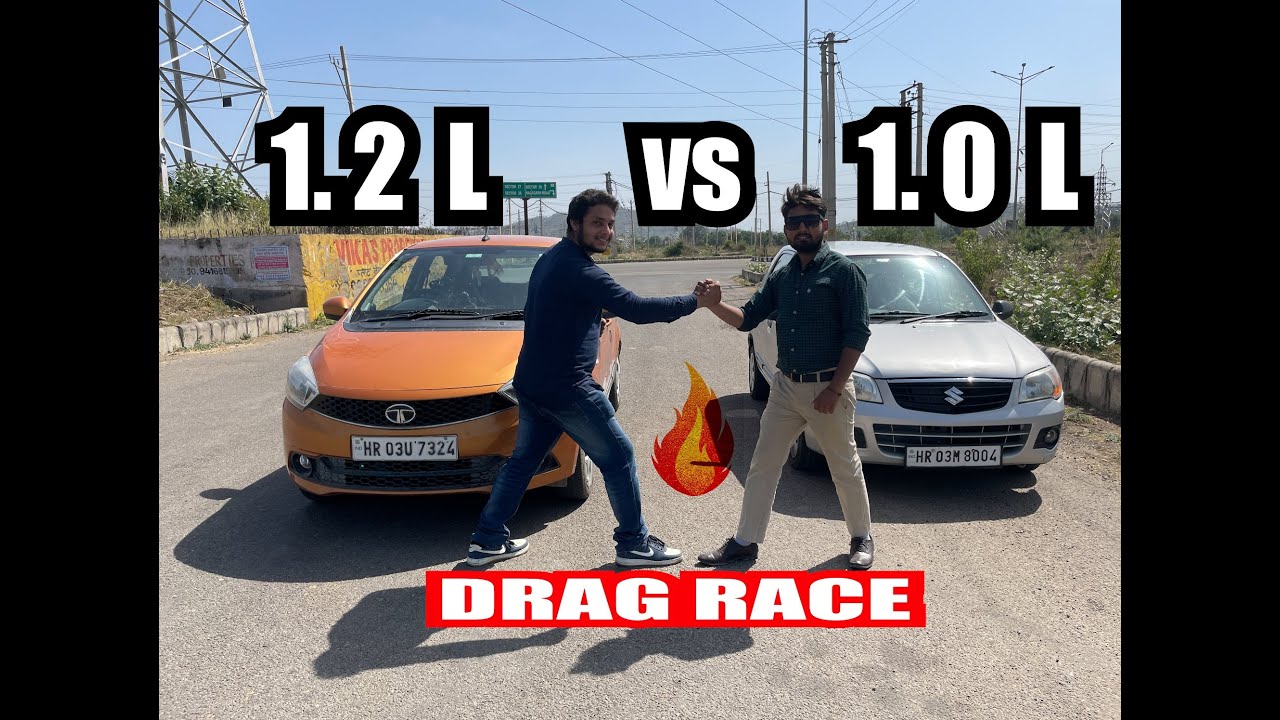 DRAG RACE :  Alto k10 vs Tiago एक घमासान युद्ध 🏹