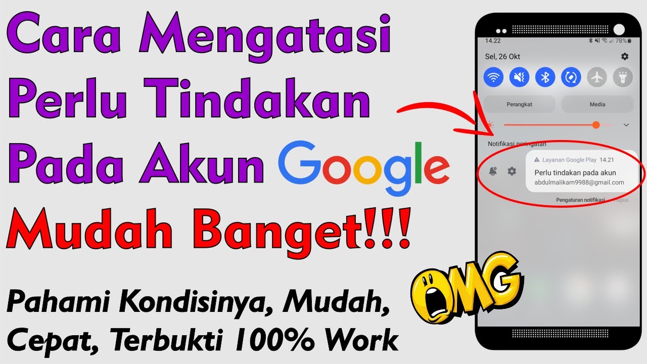 Cara Mengatasi Perlu Tindakan Pada Akun Google