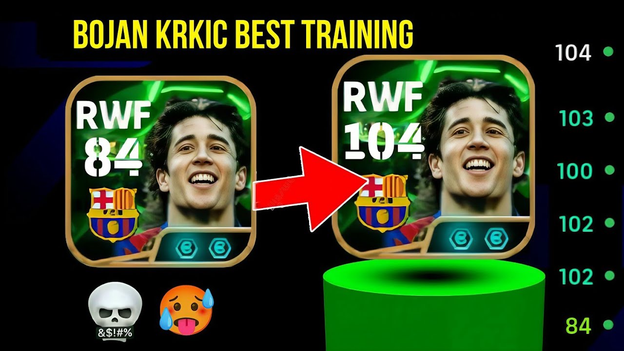 How to train Bojan Krkic in eFootball 2026 | Bojan Krkic Best Training Guide in eFootball 2026