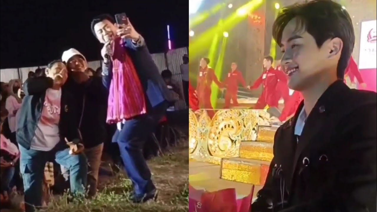 คุณพ่อเอ๊ะ เอนเตอร์เทนแฟนคลับน่ารักมาก❤️คุณพ่อคุณลูกที่โพศรีสุวรรณ ศรีสะเกษ