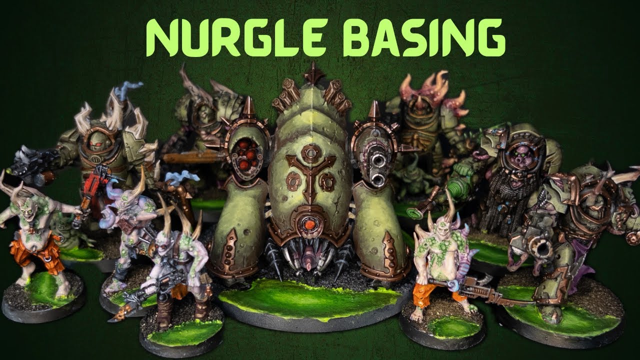 Покраска Гвардии Смерти: простое руководство по базированию Нургла