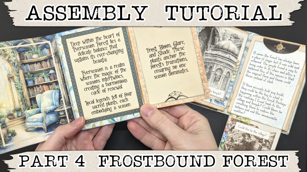 Frostbound Forest Part 4 | Junk Journal Style Project Kit with a Story!