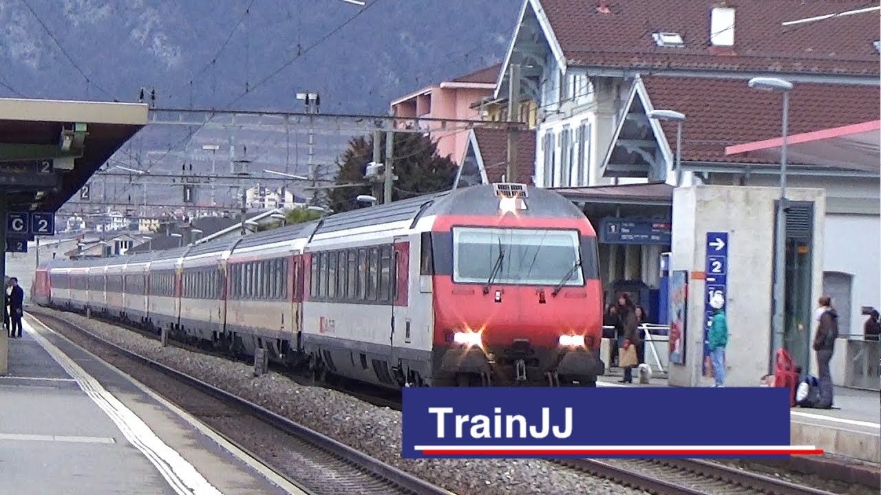 Aigle Switzerland | Gare d’ Aigle | Bahnhof | RE460 - InterRegio IR90 | Swiss Trains | TPC