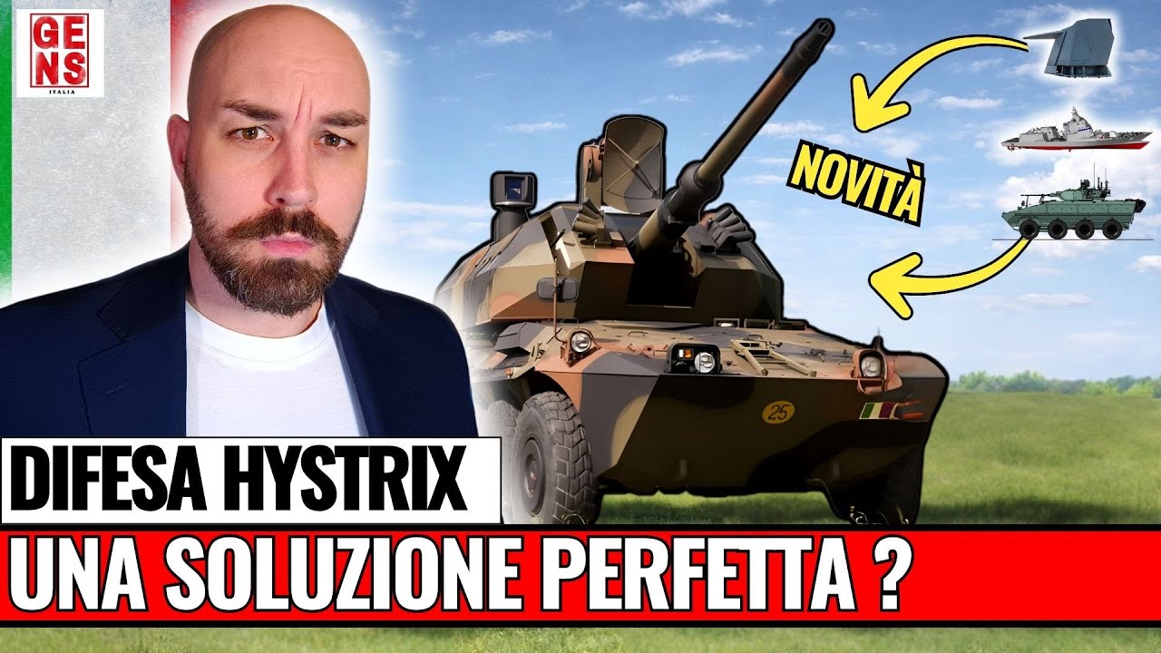 LEONARDO PRESENTA la RIVOLUZIONE HYSTRIX una DIFESA NUOVA ?