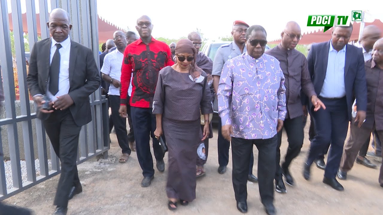 PDCI-RDA :Flash du 14 mars 2020. Le Président Bédié et son épouse aux obsèques de Charles Koffi Diby
