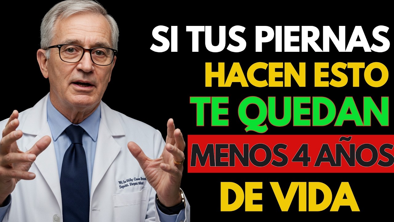 Si tus piernas hacen esto, te quedan menos de 4 años: señales que los mayores no deben ignorar