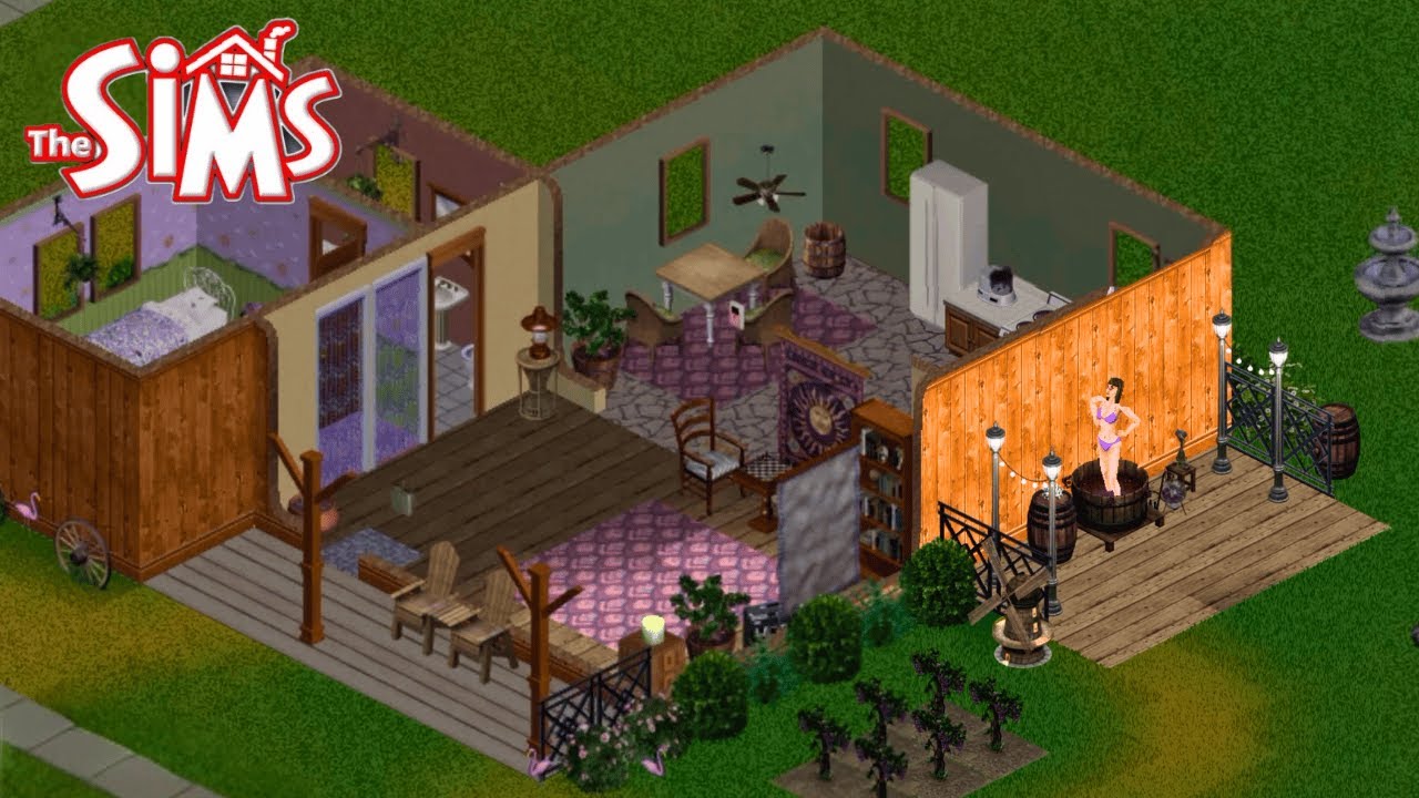 Life as a Hippie in The Sims 1 (Chill Longplay, No Commentary)