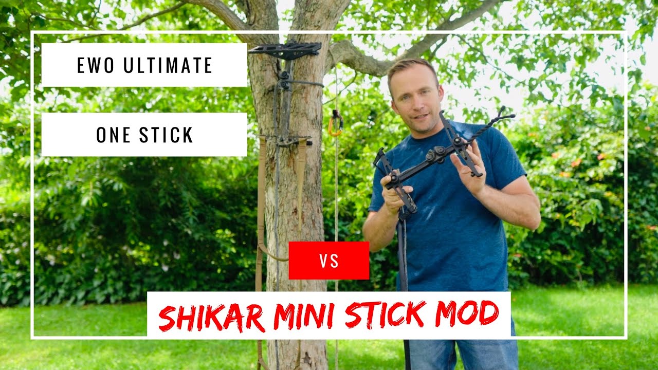 ONE STICK CLIMBING - EWO Ultimate One Stick vs Shikar Mini Mod Stick Highlights