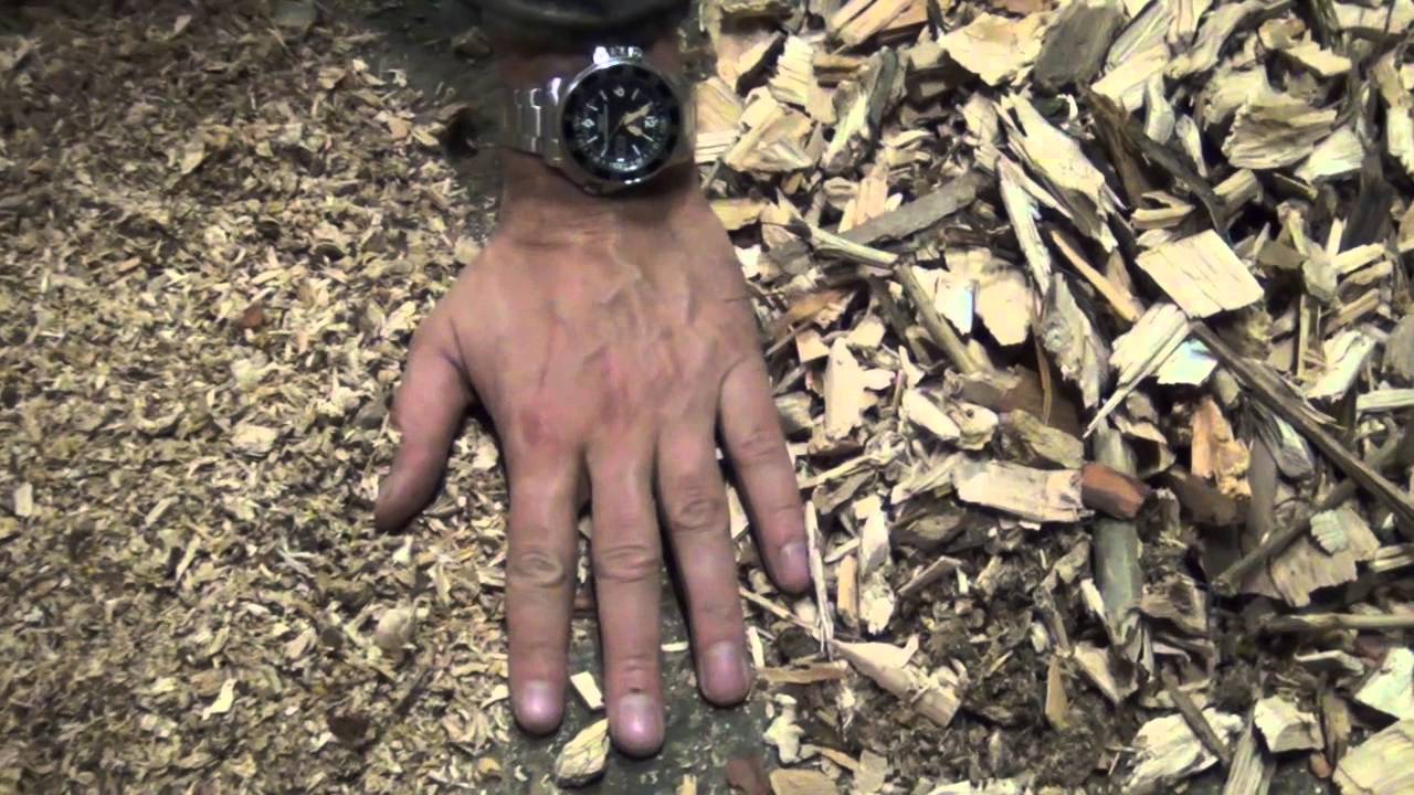 Woodchips to sawdust and wood pellets
