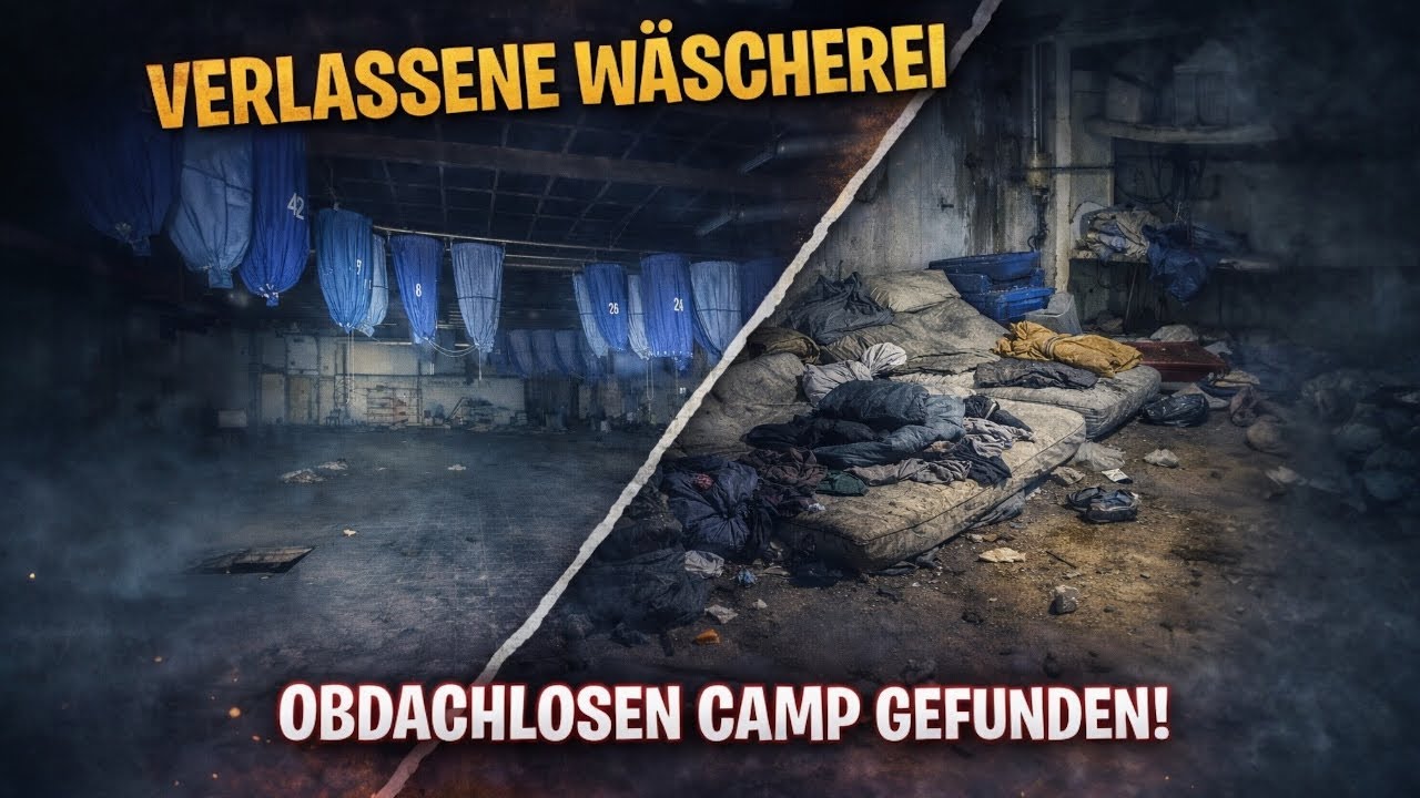 ZUFÄLLIG ENTDECKT! Riesen verlassene Wäscherei & Obdachlosen-Camp 😳
