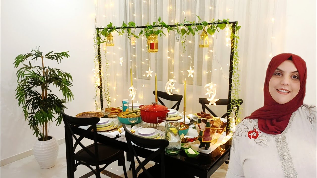 أول رمضان دبارتي 🌜 رمضانيات مع أم خليل كنافة بالقشطة و لا أروع مصلي و شربة فريك تارت بالسبناخ
