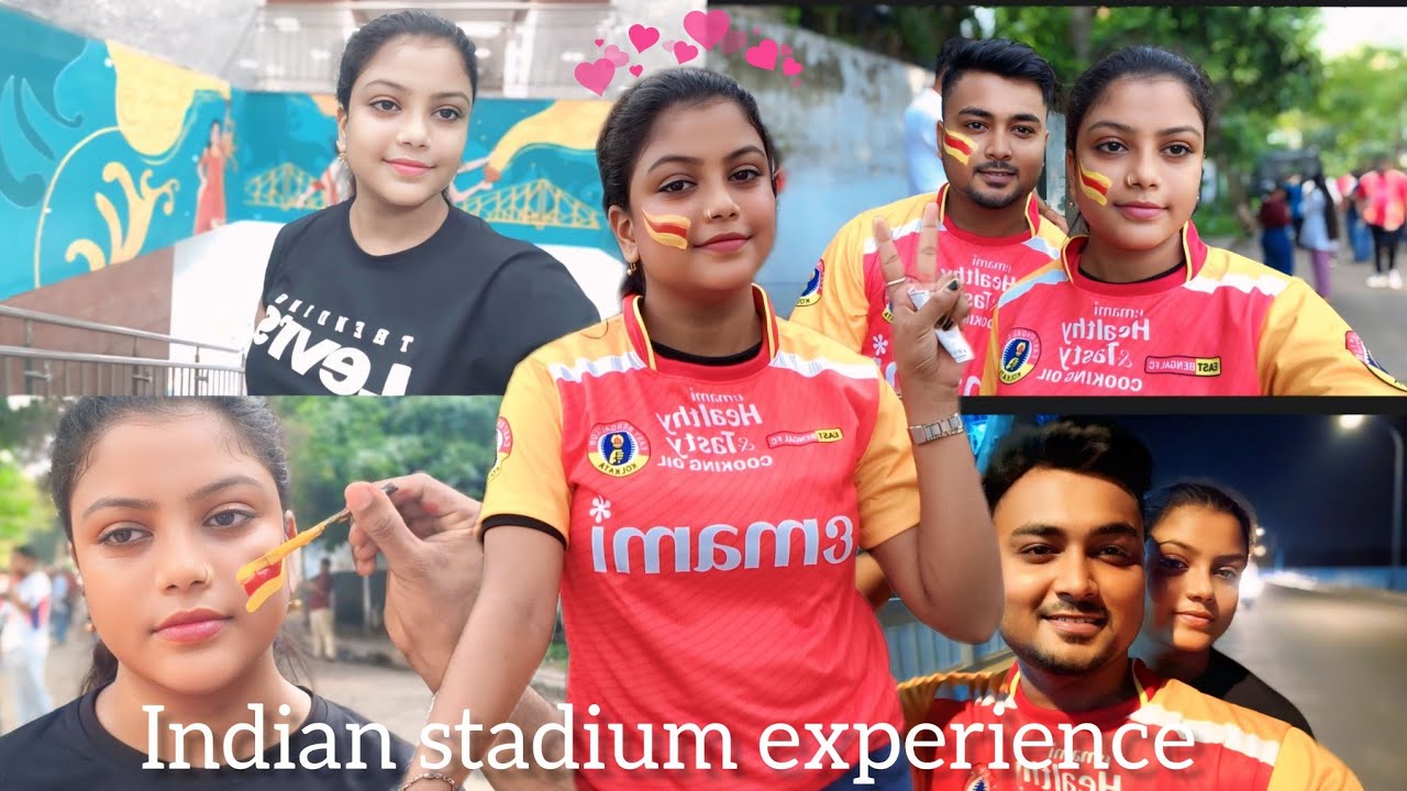 Full Match Day Vlog from Kolkata's Biggest Stadium | Indian Football Madness! ❤️💛