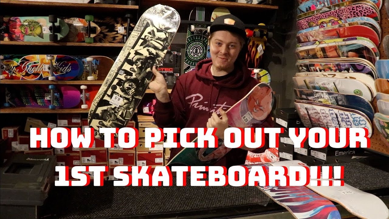 PICKING YOUR FIRST SKATEBOARD AT ZUMIEZ!!! | Skate How to