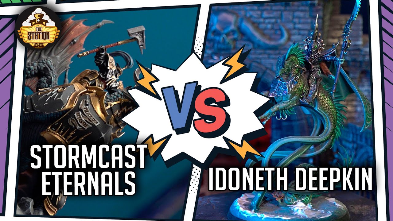 Idoneth Deepkin vs Stormcast Eternals | Репорт | Age of Sigmar | 2000 pts