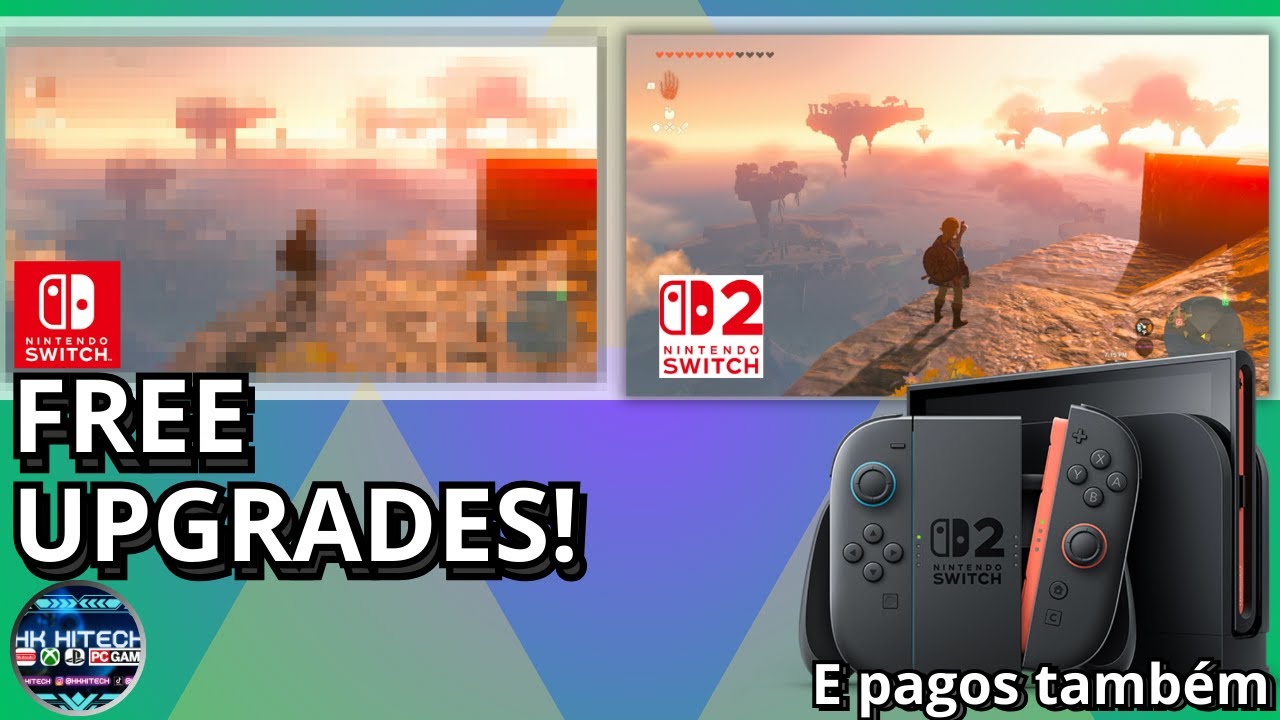 UPGRADES NINTENDO SWITCH 2! Como acessar as NOVAS VERSÕES e melhorias GRÁTIS