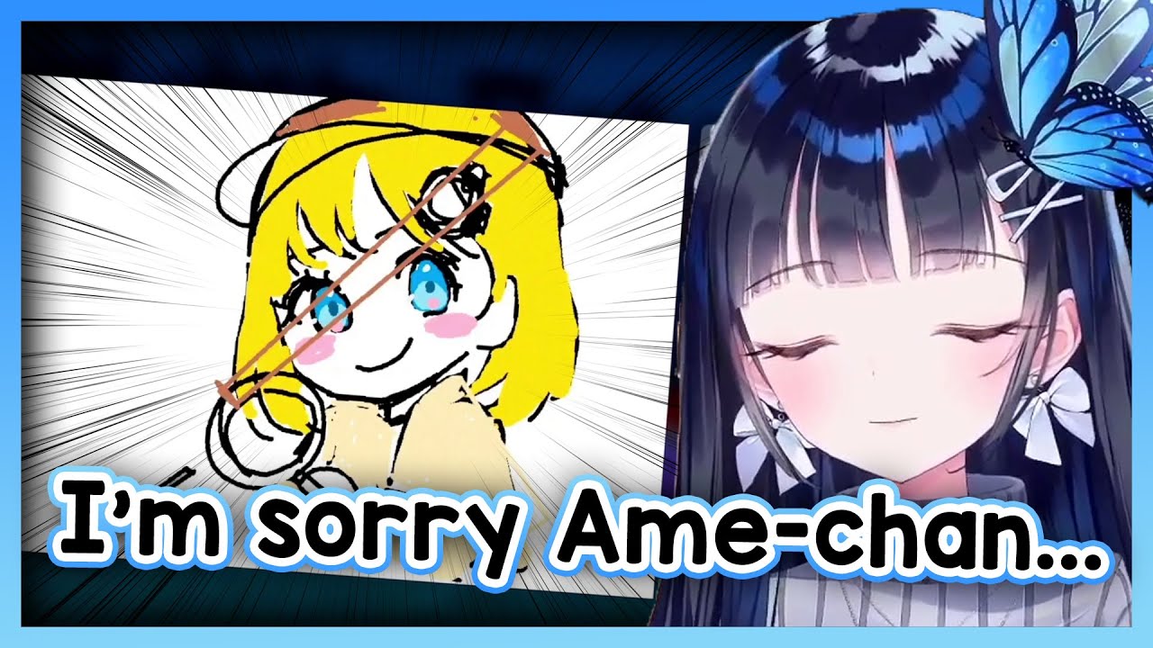 Nabi-mama once again makes a cute mistake while drawing Ame