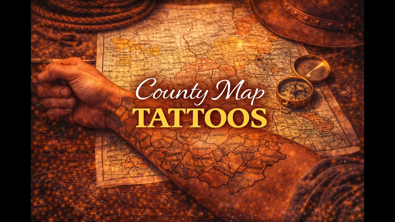 County Map Tattoos