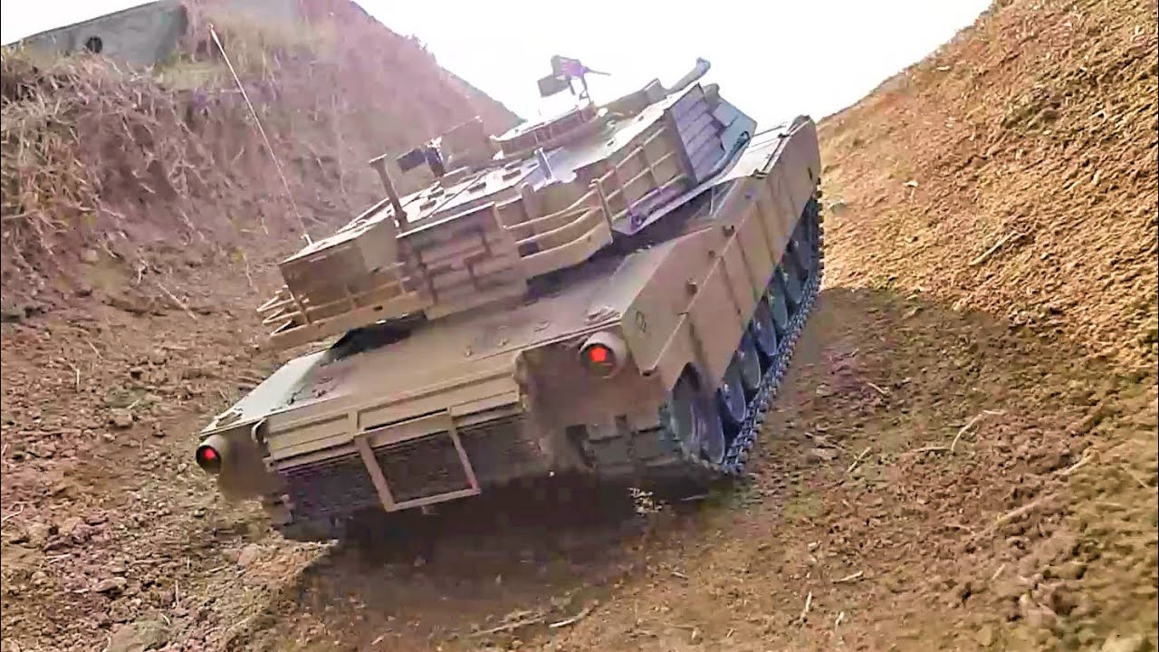 RC TANK 1/16 Heng Long 3918-1 M1A2 Abrams TK6.1s MTB Park Bash