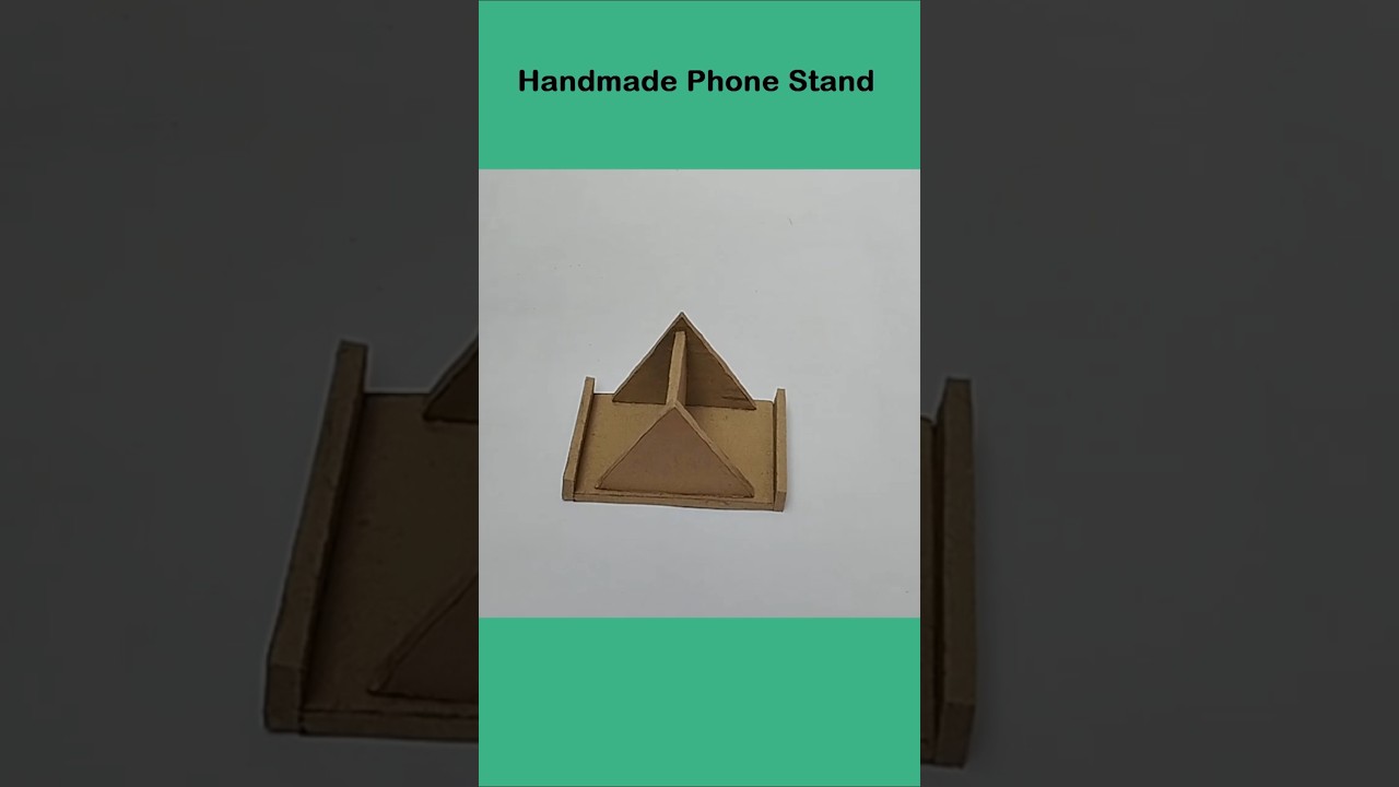 Cardboard phone stand making | Diy mobile stand #shorts #mobilestand #cardboardcraft