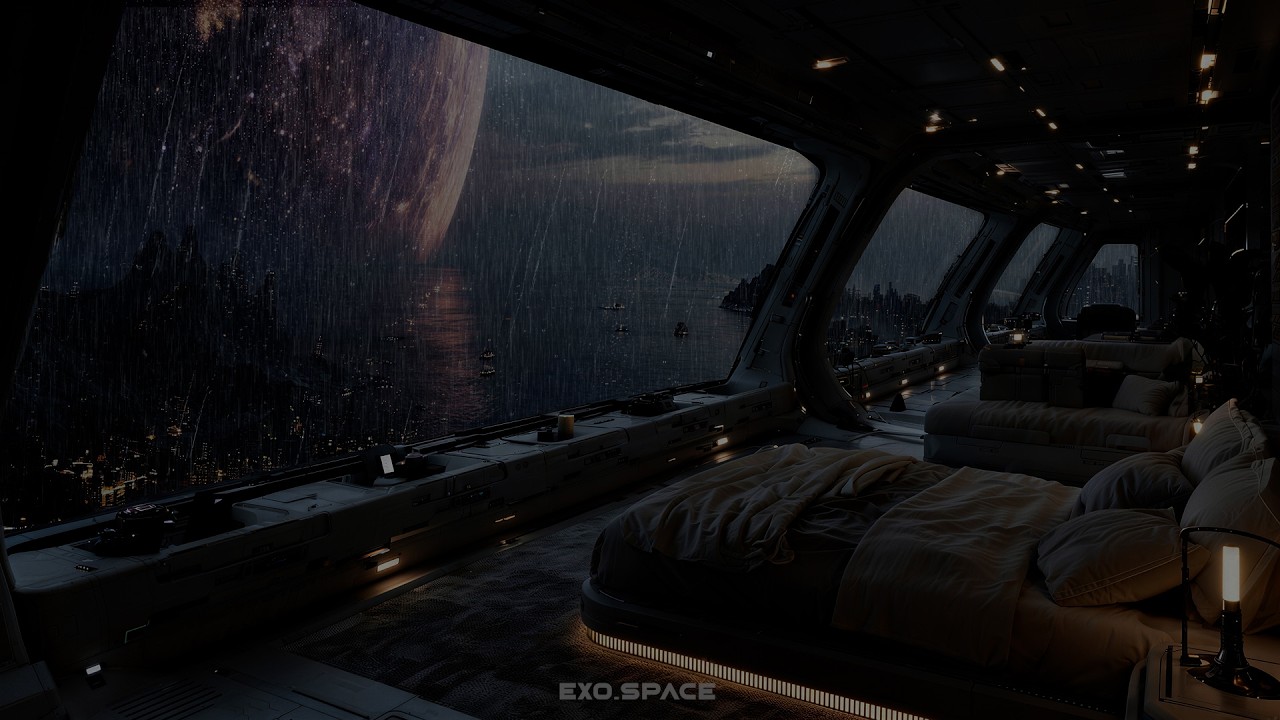 it’s raining. you can rest now.