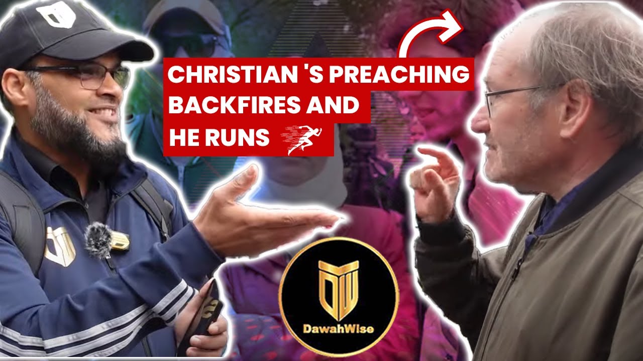 Christian's Preaching Backfires and He Runs | Hashim | Speakers Corner